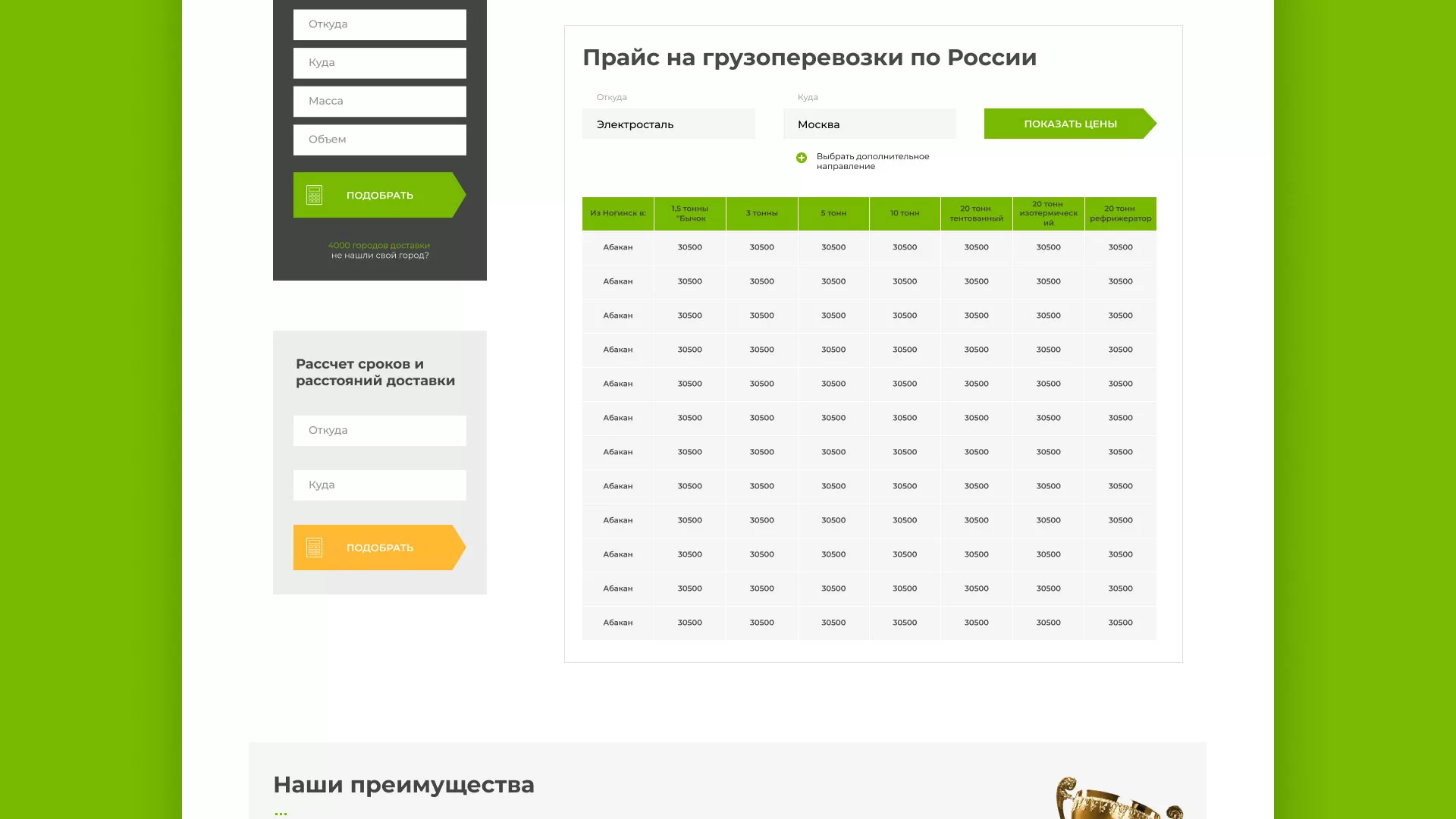 Разработка логотипа и сайта компании «Инком-Логистика» в Охе
