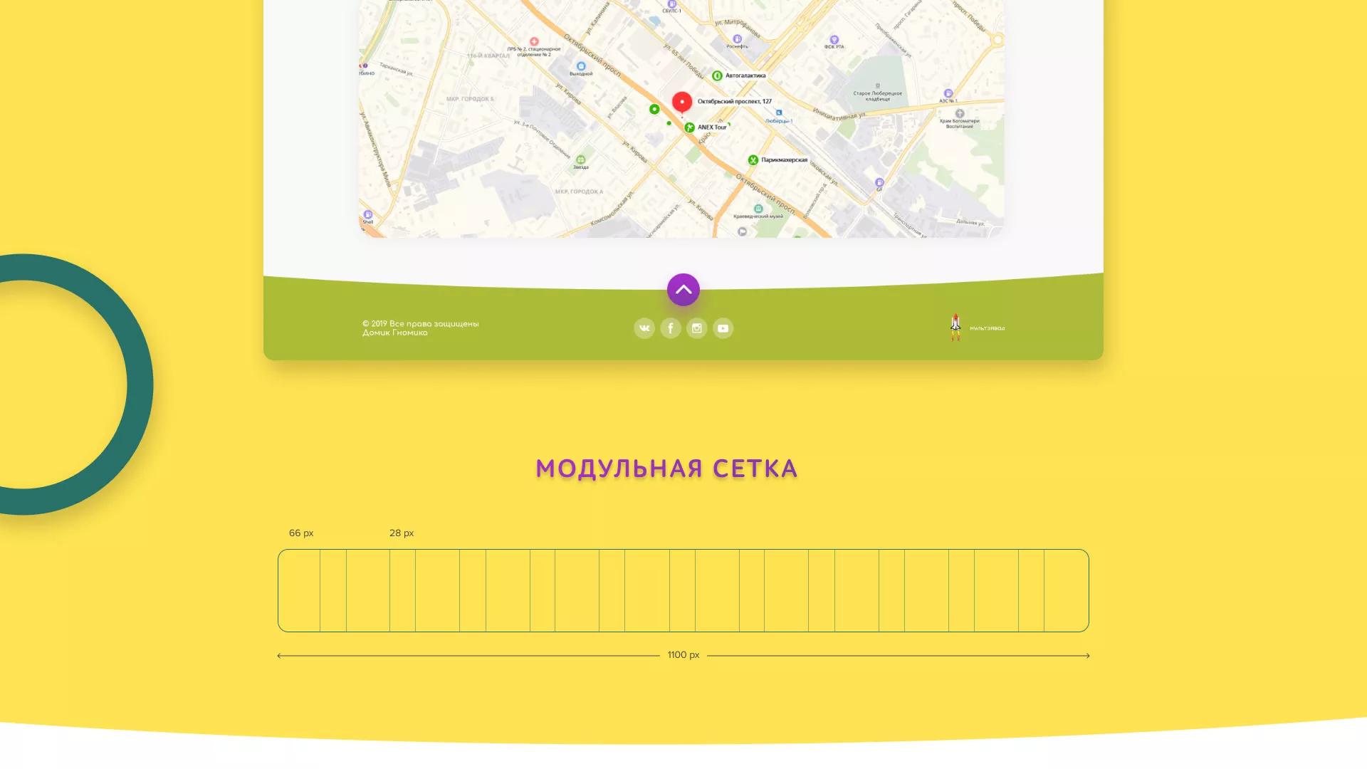 Разработка сайта детского активити-клуба «Домик гномика» в Охе